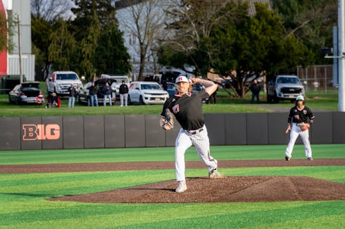 Senior left-handed pitcher Justin Sinibaldi will toe the rubber for the Rutgers baseball team in its first of three games against Iowa this weekend. – Photo by Christian Sanchez