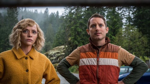 Christina Ricci and Elijah Wood play Misty and Walter in the newest season of Showtime's drama, "Yellowjackets." – Photo by @verge / Twitter