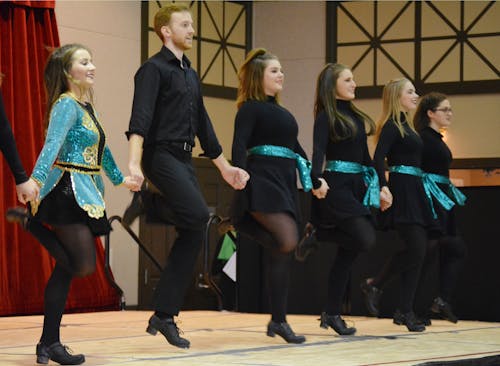 The Rutgers Irish Dance Club (RIDC) held a performance on Sunday in the Douglass Student Center to showcase the routines they have been learning over the course of the last year. – Photo by Photo by Casey Ambrosio | The Daily Targum