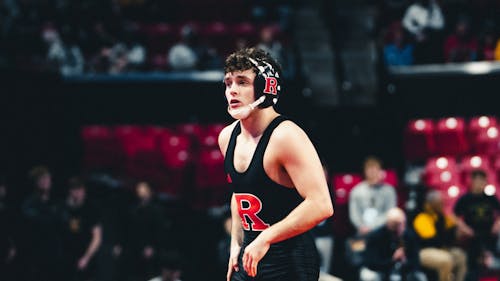 Junior 133-pounder Dylan Shawver, a Big Ten champion and All-American, wants to achieve even more during his time on the Banks.  – Photo by Evan Leong