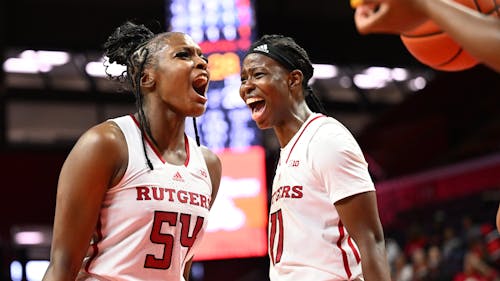 Senior guard Awa Sidibe and junior forward Chyna Cornwell led Rutgers women's basketball to an opening-day win. – Photo by Rutgers W.Basketball / Twitter