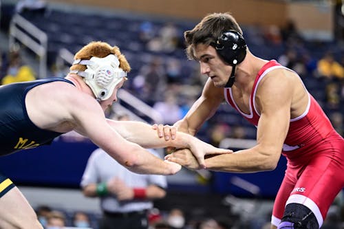 Fifth-year senior 157-pounder Michael VanBrill and the Rutgers wrestling team face in-state rival Rider before dueling with Ohio State. – Photo by Rutgers Wrestling / Twitter