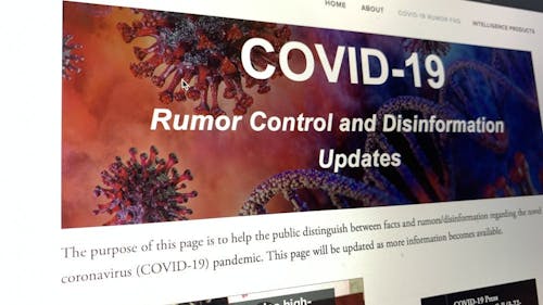 The New Jersey Office of Homeland Security and Preparedness (NJOHSP) has developed a webpage for residents to stay updated on disinformation, rumors and scams due to the coronavirus disease (COVID-19) pandemic. – Photo by Kelly Carmack