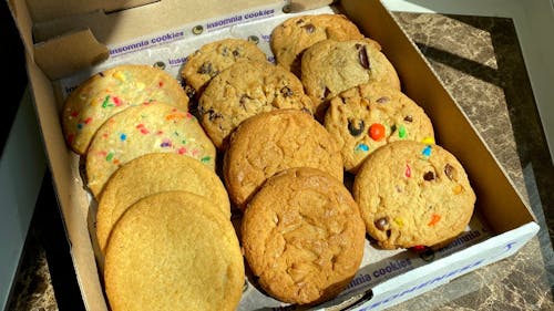 Insomnia Cookies, which recently came to campus, has a special place in the hearts of college students, and with good reason!  – Photo by insomnia cookies / Twitter 