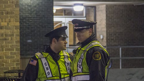All Rutgers University Police Department officers will be equipped with body camera technology starting in the fall.  – Photo by Dennis Zuraw