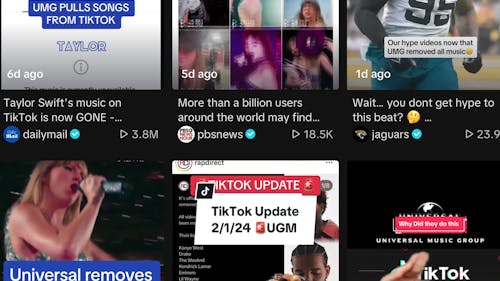 Universal Music Group (UMG), one of the biggest music conglomerates in the world, recently removed its artists' songs from TikTok, sending the platform into a tailspin. – Photo by TikTok