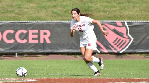 Senior back Gabby Provenzano was named to the Big Ten Women’s Soccer All-Tournament Team. – Photo by Samantha Cheng