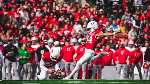 Junior placekicker Jai Patel will look to build on his strong freshman campaign in the upcoming season for the Rutgers football team. – Photo by Evan Leong