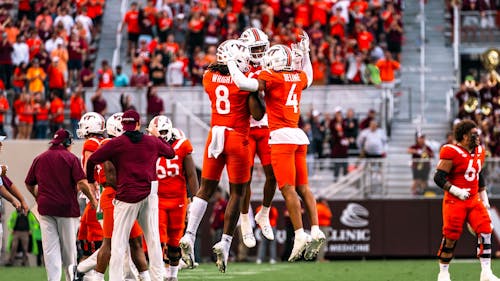Virginia Tech is coming into Piscataway with a 1-1 record on the season. – Photo by @HokiesFB / X.com
