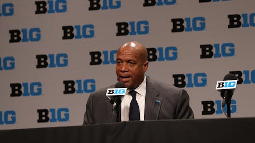 Big Ten Commissioner Kevin Warren said the decision to cancel the Big Ten Tournament was for the well-being of the student athletes.  – Photo by Kelly Carmack