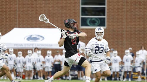 Junior midfielder Shane Knobloch registered a goal and an assist in the Rutgers men's lacrosse team's loss to Penn State last Friday. – Photo by Shane Knobloch / ScarletKnights
