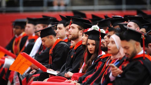 College degrees remain one of the most viable options for self-advancement and growth professionally.  – Photo by The Daily Targum