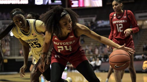 Fifth-year senior guard Arella Guirantes and freshman center Sakima Walker look to defeat Minnesota and help the Rutgers women's basketball team continue its winning streak. – Photo by Rutgers Women's Basketball / Twitter