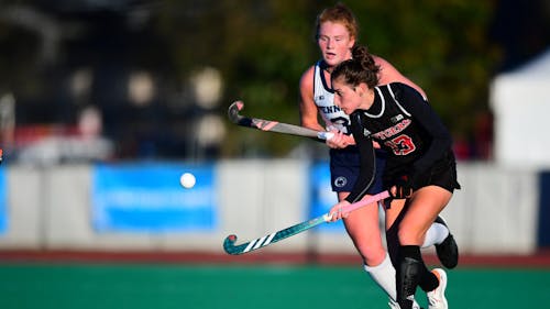 Senior forward Rachel Houston and the No. 21 Rutgers field hockey team closed out the regular season with a Senior Day win over James Madison. – Photo by Rutgers Field Hockey / Twitter