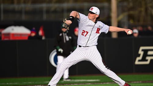 Sophomore pitcher Justin Sinibaldi got the start in Rutgers baseball's 19-1 victory over Nebraska today. – Photo by Scarletknights.com