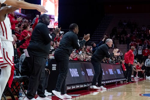 Head coach Steve Pikiell and his coaching staff have made waves in the transfer portal this offseason and are working at landing 2025 recruits as well. – Photo by Christian Sanchez