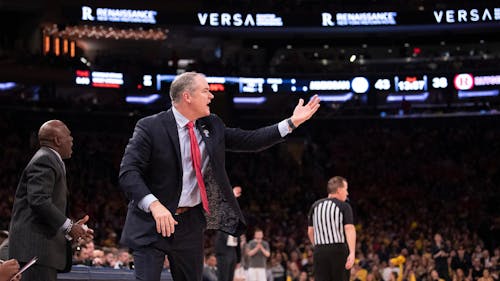 Head coach Steve Pikiell was able to secure the commitment of Antonio Chol while two of his assistants were given extensions as the Rutgers men's basketball team prepares for the upcoming season. – Photo by Scarletknights.edu