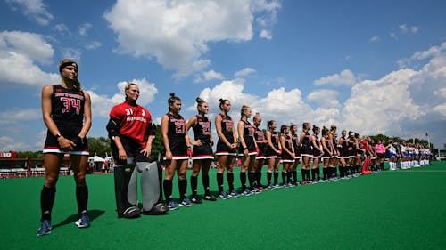 The Rutgers field hockey team faces a challenging weekend against two in-state rivals. – Photo by Rutgers Field Hockey / Twitter