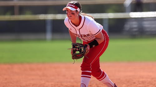 Freshman infielder Maddie Lawson and the Rutgers softball team are set for an action-packed weekend at the Liberty Softball Invitational.    – Photo by Mike Carlson / Scarletknights