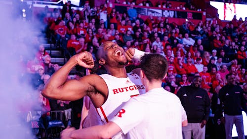 Senior forward Aundre Hyatt left a lasting legacy of leadership during his three-year stint with the Rutgers men's basketball team. – Photo by Christian Sanchez