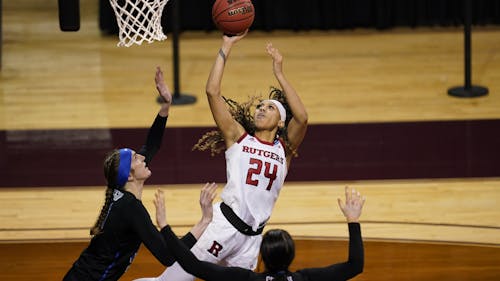 Fifth-year senior guard Arella Guirantes will become the 21st former Knight in the WNBA after being drafted by the Los Angels Sparks. – Photo by Rutgers Women's Basketball / Twitter 