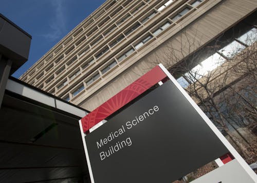 The Medical Science Building on Rutgers—Newark's campus has initial plans for a major renovation that would overhaul the major building on the New Jersey Medical School's campus.    – Photo by Rutgers.edu