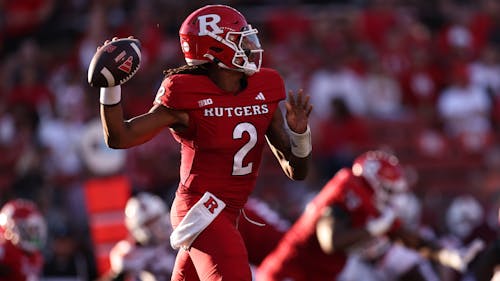 Junior quarterback Gavin Wimsatt's development has propelled the Rutgers football team to its best start to a season since 2014. – Photo by Dustin Satloff / ScarletKnights.com