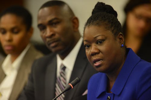 Sybrina Fulton, mother of Trayvon Martin, has advocated for gun control legislation since his death in 2012. – Photo by Photo by Comisión Interamericana de Derechos Humanos / Flickr | The Daily Targum