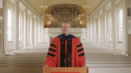 University President Jonathan Holloway said that he hopes members of the Rutgers community will be able to see his commitment to his values through both his words and actions for the duration of his tenure.  – Photo by Youtube