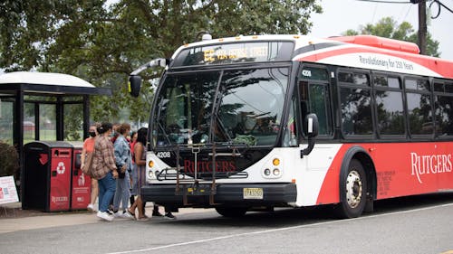 Rutgers' buses can lead the way in improving infrastructure. – Photo by Olivia Thiel