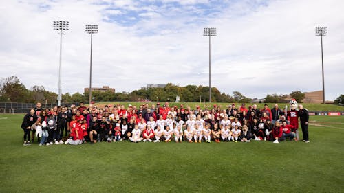 The Rutgers women's soccer team travels to Ann Arbor, Michigan, for one of its final games of the regular season.  – Photo by RUTGERS WOMEN'S SOCCER / Twitter