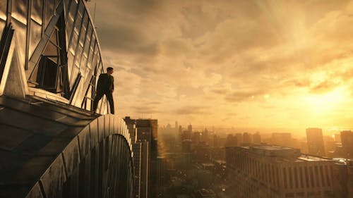 Adam Driver appears in the new Francis Ford Coppola film, "Megalopolis," an all-time low for both Hollywood artists. – Photo by @DiscussingFilm / X.com