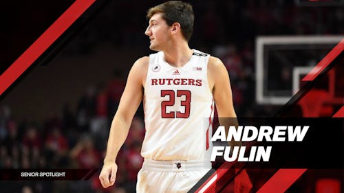While he didn't get much playing time on the court, senior forward Andrew Fulin proved to be an important walk-on player for the Rutgers men's basketball team. – Photo by Ice You