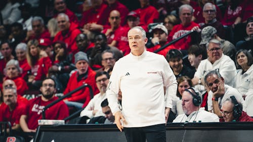 Head coach Steve Pikiell of the Rutgers men's basketball team must find consistency within his roster moving forward. – Photo by Evan Leong