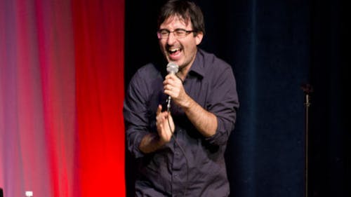 The Rutgers University Programming Association hosted the annual “Homecoming Comedy Show Saturday,” featuring comedians John Oliver and Wyatt Cenac. – Photo by Shirley Yu