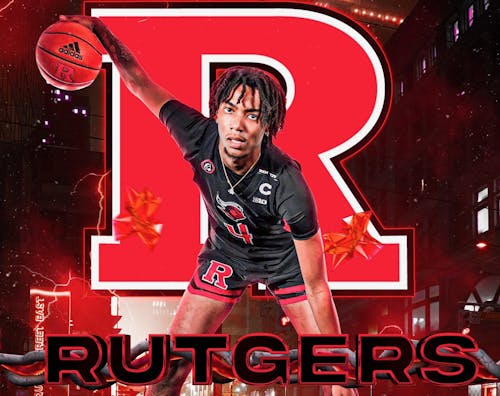 2024 four-star forward Bryce Dortch announced his commitment to the Rutgers men's basketball team this afternoon, giving the Scarlet Knights their third commit for the 2024 class. – Photo by @TiptonEdits / Twitter