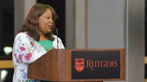 After welcoming its new campus representatives, the Rutgers University Student Assembly listened to a presentation on inclusion and sexual violence prevention given by Dr. Felicia McGinty, the Vice Chancellor of Student Affairs. – Photo by Photo by Cynthia Vasquez | The Daily Targum