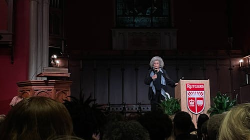 Angela Davis' talk at Rutgers was informative, accessible and an honor to hear. – Photo by Courtesy of Rhea Swain