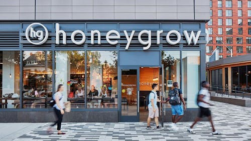 Located at The Yard @ College Ave, honeygrow is one of the premier locations for students looking to eat healthy this semester.
 – Photo by @honeygrow / Instagram