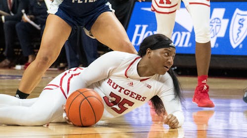 Graduate student guard Sayawni Lassiter had 6 points and four assists in the loss to Maryland. – Photo by Emma Garibian