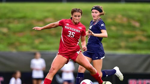 Junior forward Allison Lowrey scored a hat trick for the Rutgers women’s soccer team against Fairleigh Dickinson.  – Photo by ScarletKnights.com