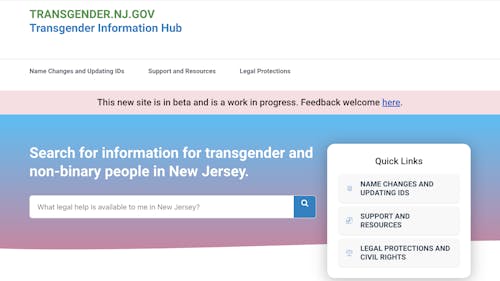 On Friday, the International Transgender Day of Visibility, Gov. Phil Murphy's (D-N.J.) administration released a website to provide information on resources for transgender and non-binary people. – Photo by Nj.gov