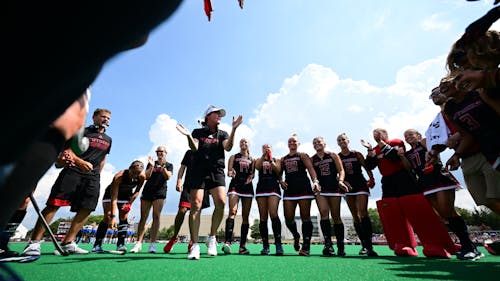 The No. 15 Rutgers field hockey team went 1-1 in two matchups against ranked in-state opponents this weekend. – Photo by Rutgers Field Hockey / Twitter