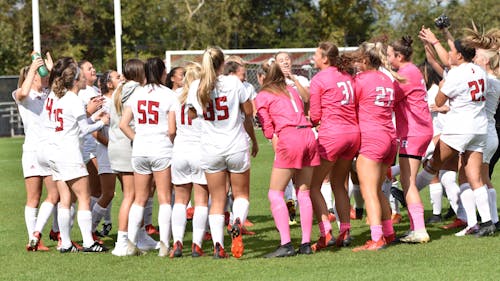 The Rutgers women's soccer team is going into the semifinals on a 12-game win streak. – Photo by Samantha Cheng