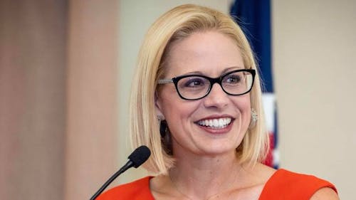 While Kyrsten Sinema (D-Ariz.) may present herself as Generation Z's liberal icon, her actions in Congress have proven otherwise. – Photo by Kyrsten Sinema / Facebook