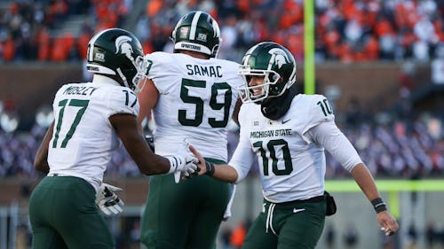 The Rutgers football team will have to contend with its opponent and a rowdy fanbase when it travels to face Michigan State in East Lansing, Michigan.  – Photo by Michigan State Football / Twitter