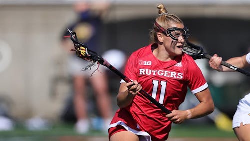 Graduate student attacker Taralyn Naslonski will look to build upon her 4-goal performance in the season opener when the Rutgers women’s lacrosse team hosts Army.  – Photo by Scarletknights.com