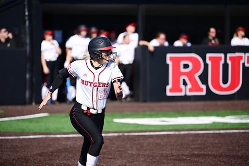 Junior infielder Kyleigh Sand has had a hot bat all season long for the Rutgers softball team, and she will look for more success when the Scarlet Knights (29-12, 6-2) face off against Ohio State this weekend. – Photo by Ben Solomon / ScarletKnights.com