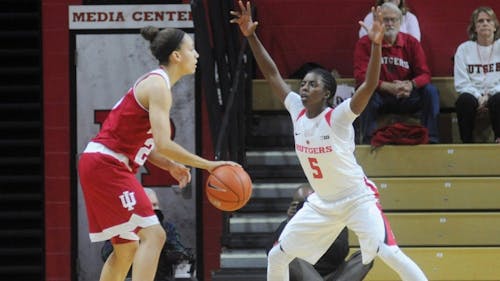 Junior guard Shrita Parker is the leading scorer for the Scarlet Knights this season, but has admitted that her team needs to play better defense and get to the free throw line more often. – Photo by Jeffrey Gomez