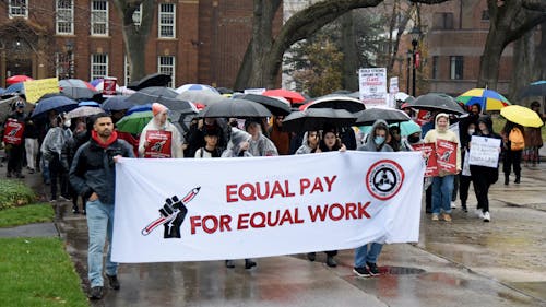 Starting today, the Rutgers American Association of University Professors and American Federation of Teachers (AAUP-AFT) will open a strike vote for due-paying union members. – Photo by @AFTNJ / Twitter